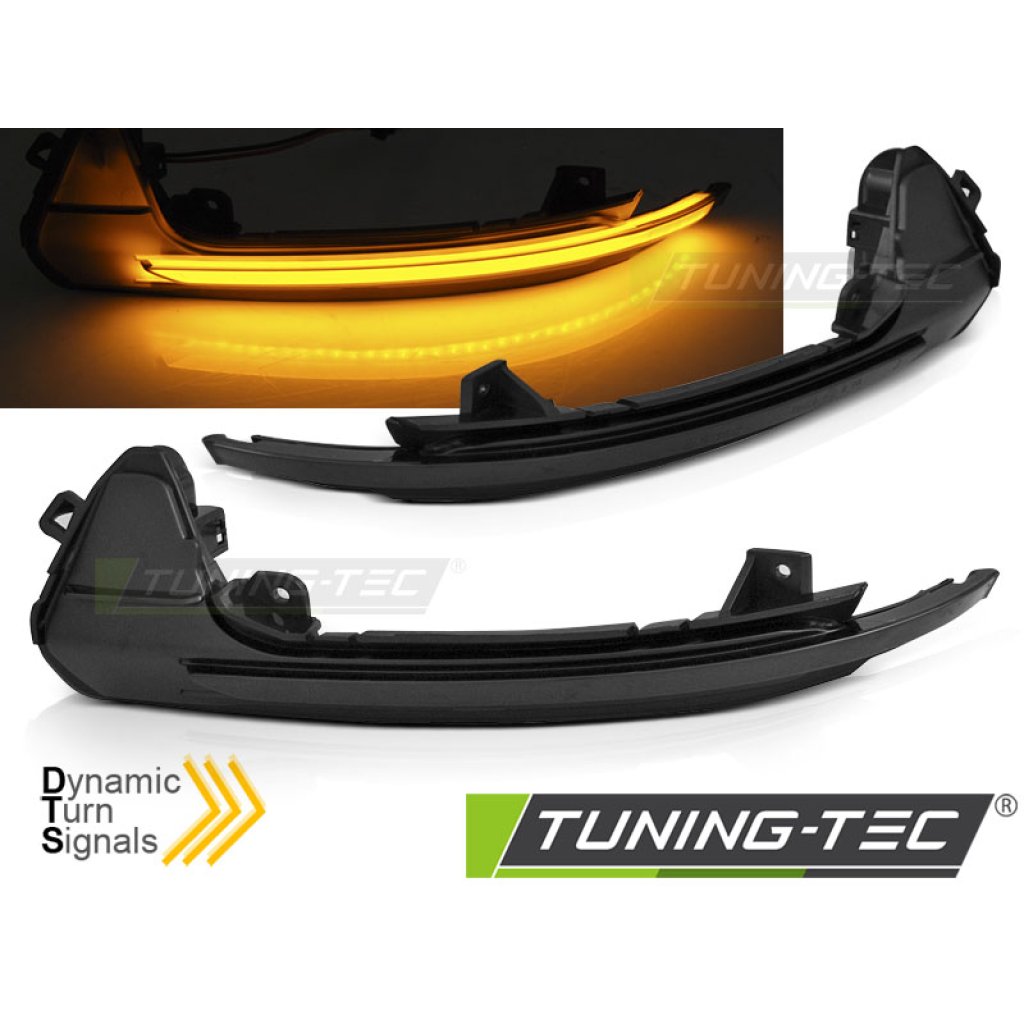Blinkry boční do zrcátek LED AUDI A6 C7 11-18 SEQ kouřová