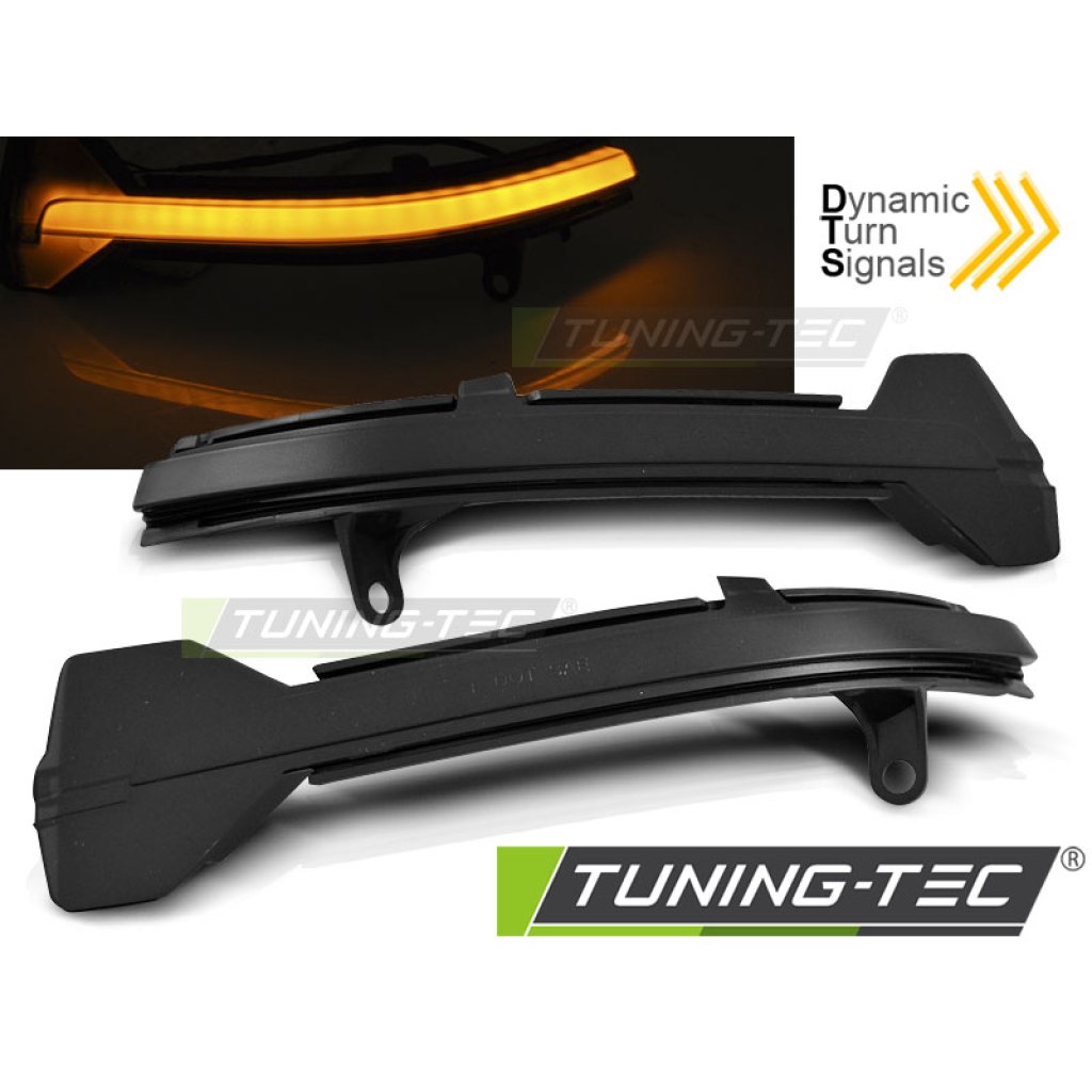 Blinkry boční do zrcátek LED BMW F10/ F11/ F12/ F13/ F01 SEQ kouřová