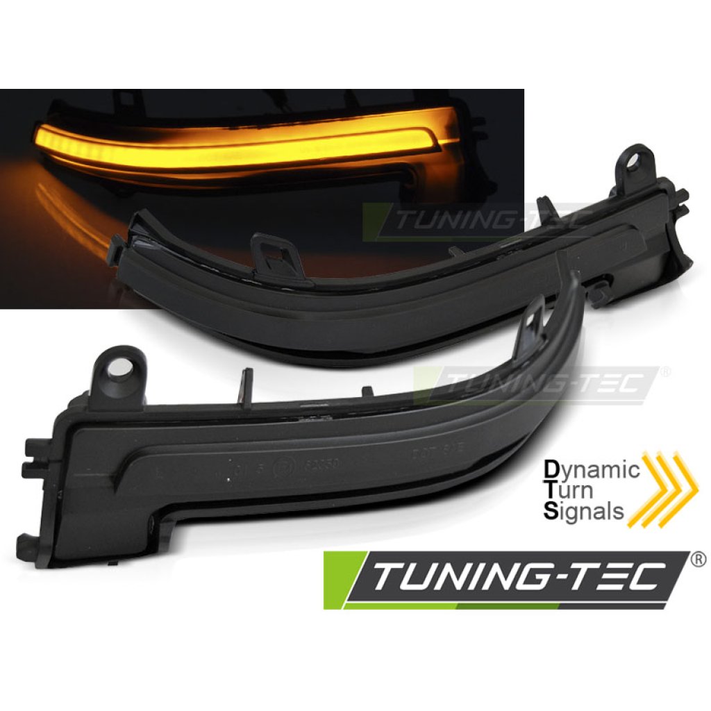Blinkry boční do zrcátek LED BMW F20/F22/F30/F32/X1 SEQ kouřová