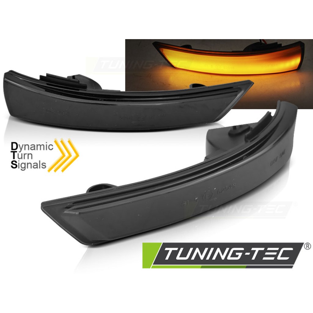 Blinkry boční do zrcátek LED Ford Focus 07-18/Mondeo 10-14 SEQ kouřová