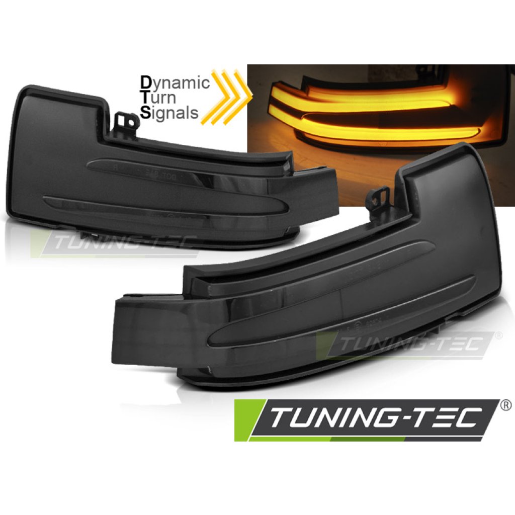 Blinkry boční do zrcátek LED Mercedes-Benz W166/ W463/ W251 SEQ kouřová