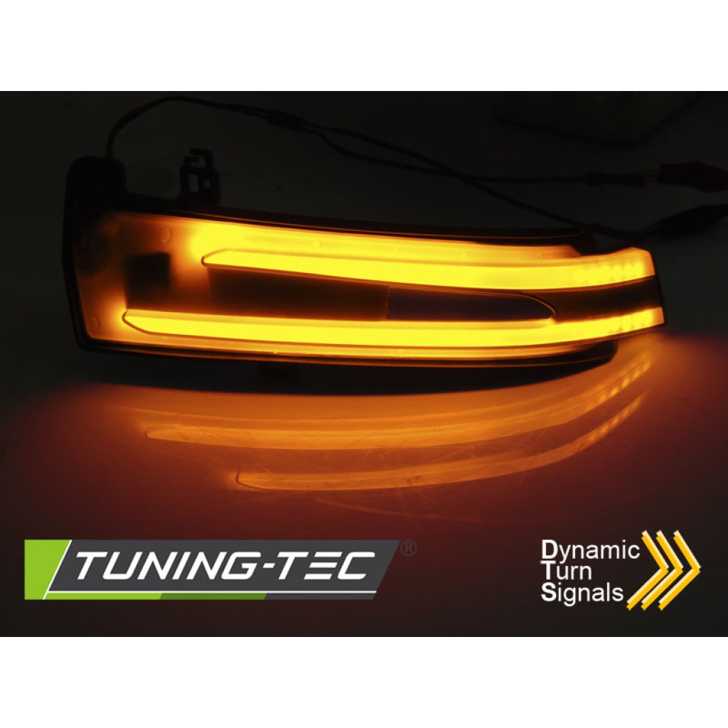 Blinkry boční do zrcátek LED Mercedes-Benz W204 / W212 / W176 / W221 / W166 / X204 SEQ kouřový