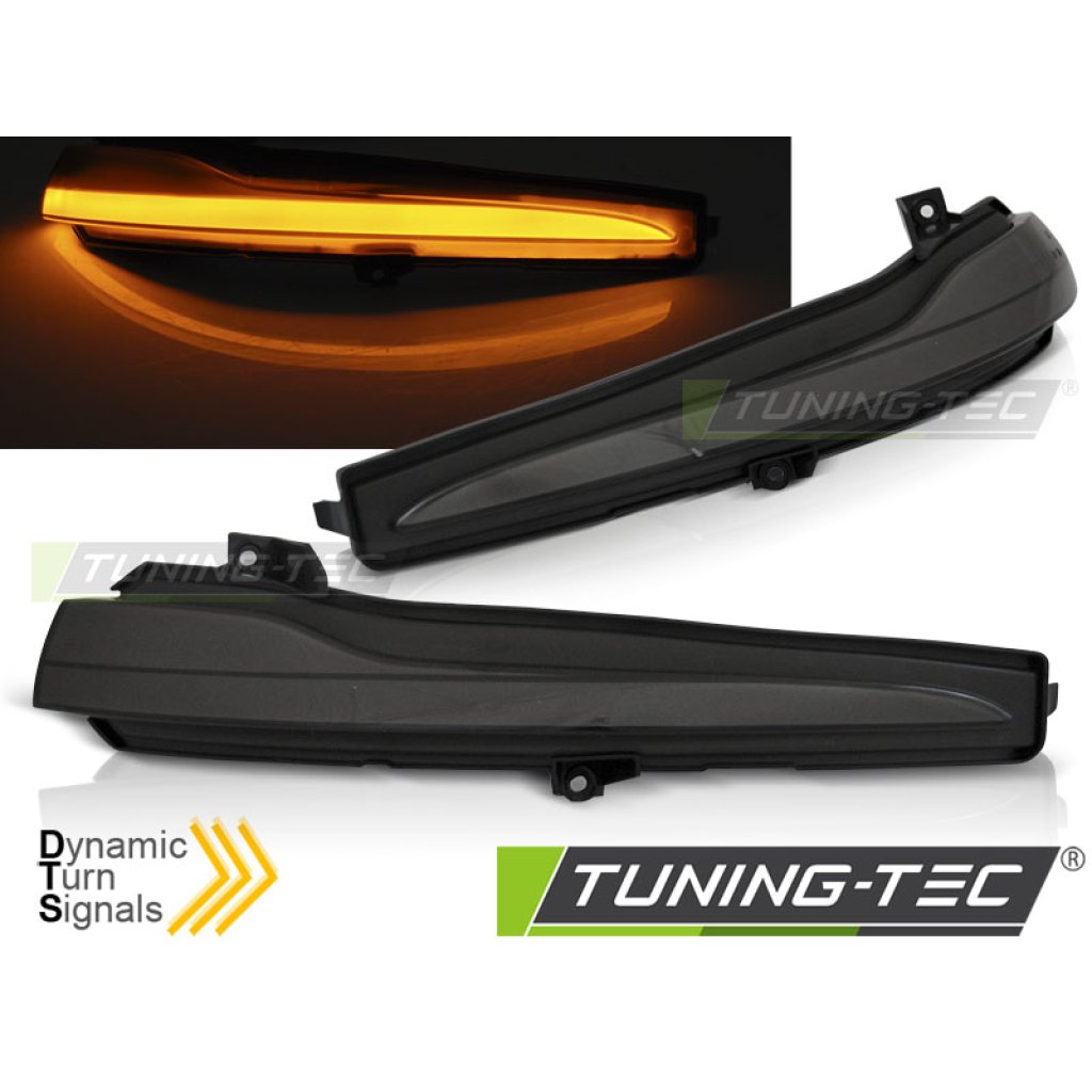 Blinkry boční do zrcátek LED Mercedes-Benz W205/ W213/ W222 SEQ kouřová