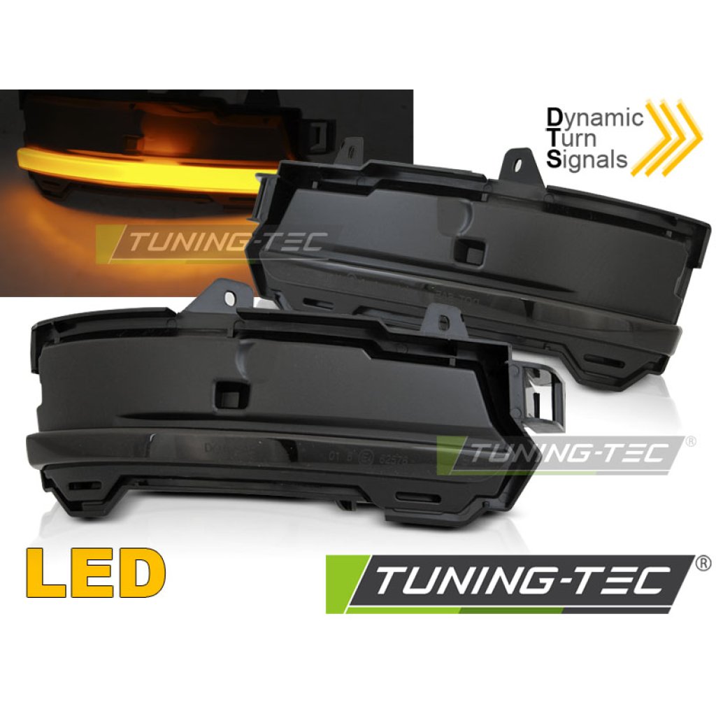 Blinkry boční dynamické do zrcátek LED Range Rover Sport / Evoque/ Velar 14- kouřová