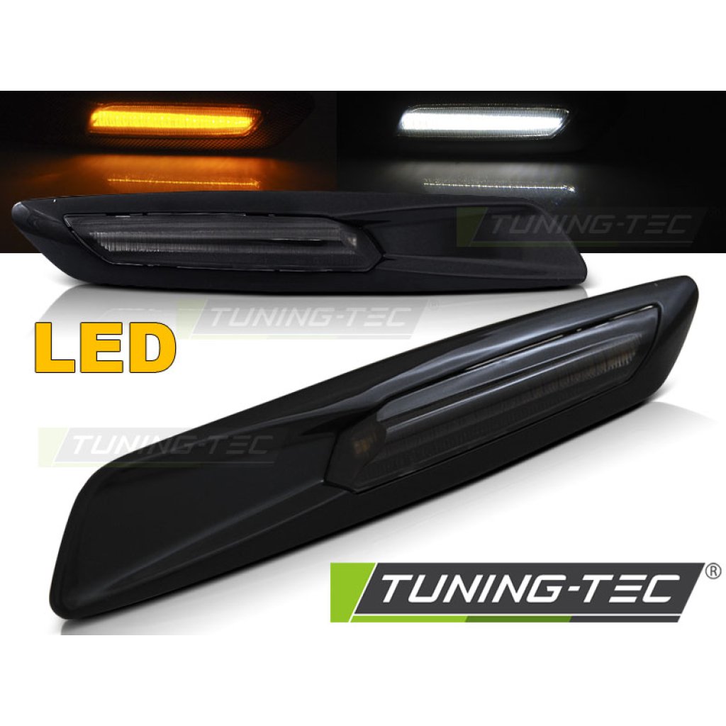 Blinkry boční LED BMW E60/E90/E82 - F10 style černé lesklé