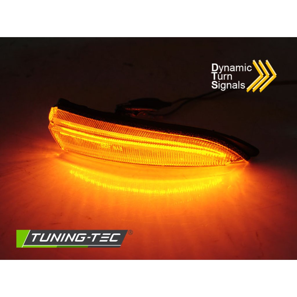 Blinkry boční LED do zrcátek, dynamické Ford Fiesta MK7 13-16 kouřové