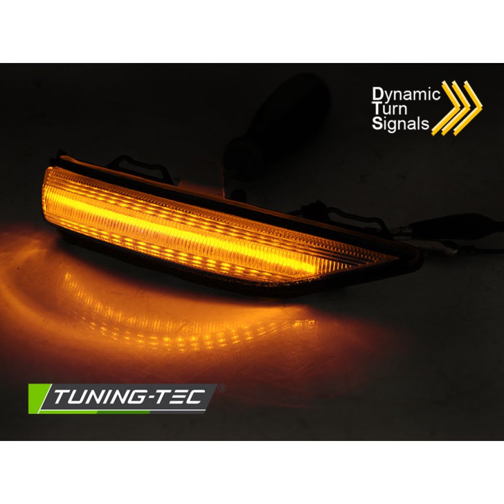 Blinkry boční LED do zrcátek, dynamické Ford Fiesta MK8 17- bílé