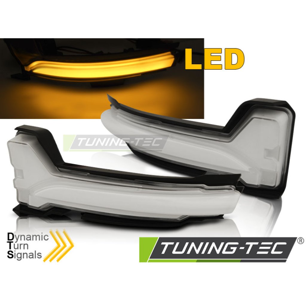 Blinkry boční LED do zrcátek, dynamické Ford Focus MK4 18- bílé