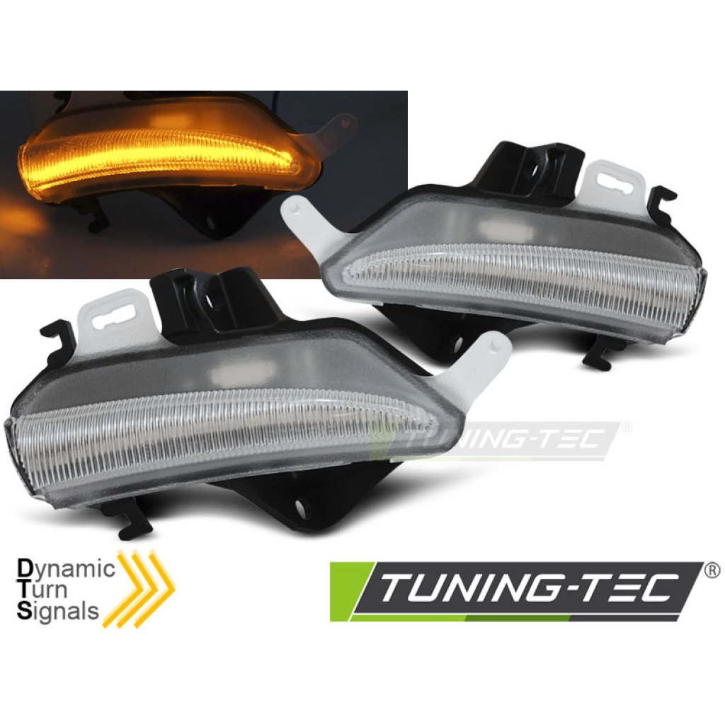 Blinkry boční LED do zrcátek, dynamické LEXUS IS III 13-20 bílé