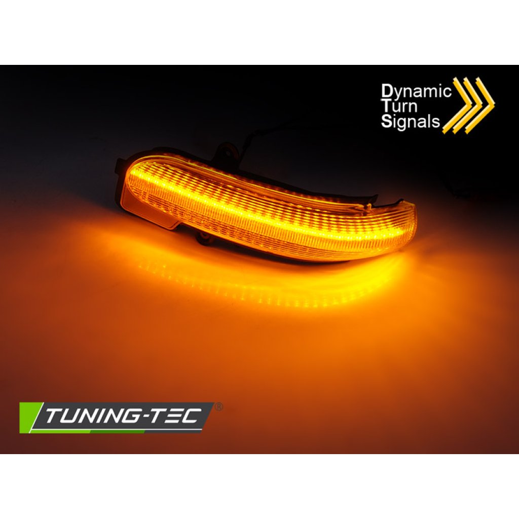 Blinkry boční LED do zrcátek, dynamické Mercedes W203 00-07 kouřové