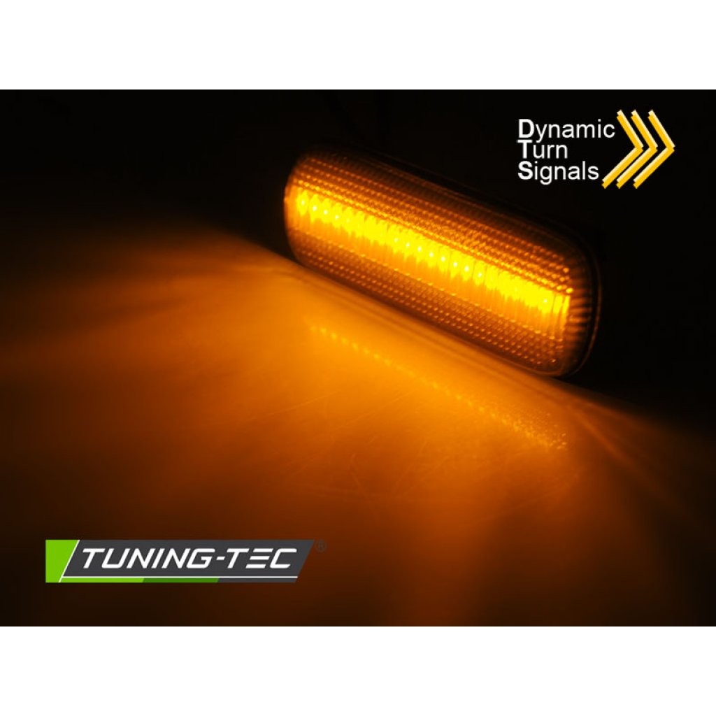 Blinkry boční LED do zrcátek, dynamické pro Citroen C4 04-11 kouřové
