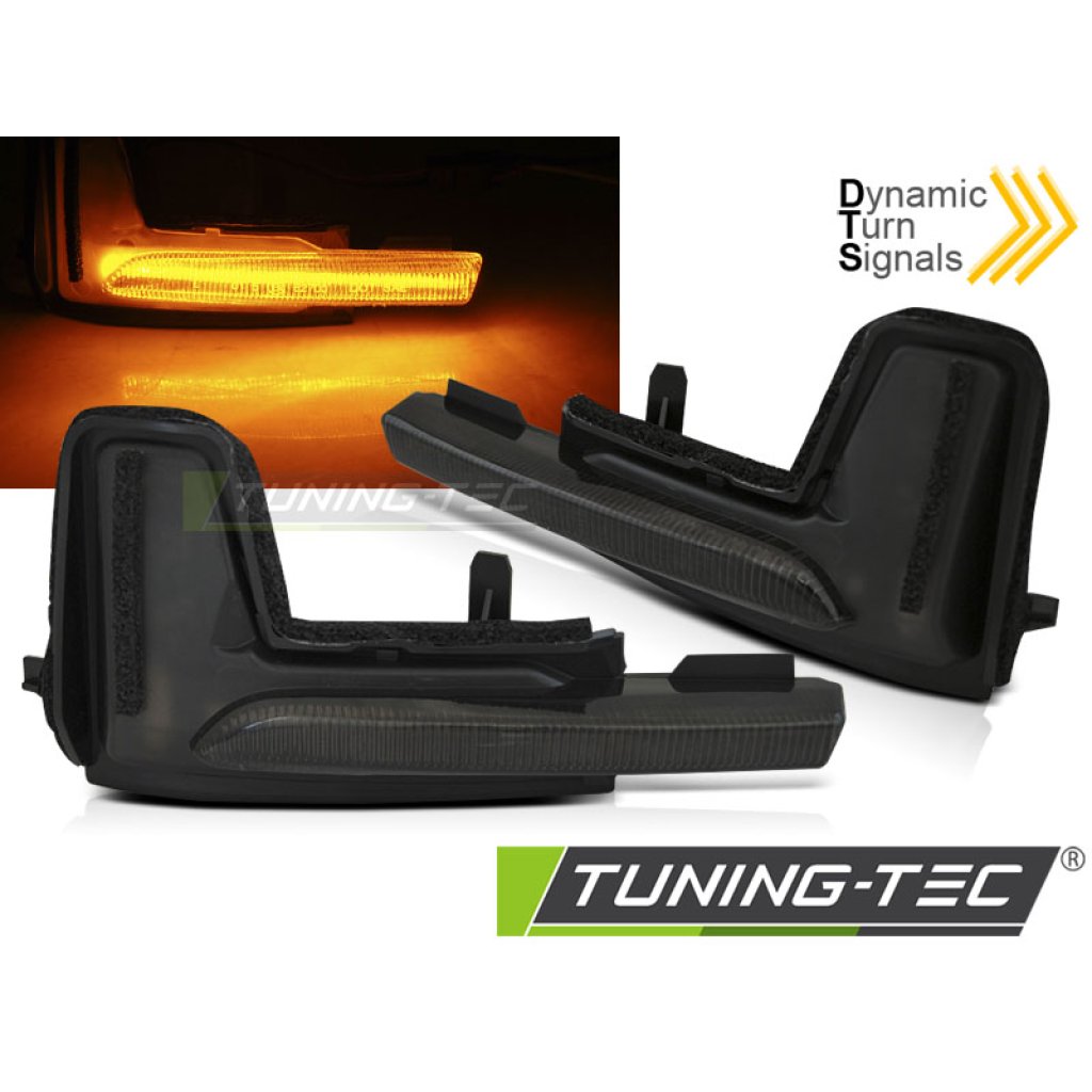 Blinkry boční LED do zrcátek, dynamické pro VOLVO XC90 MK II 14-20 kouřové