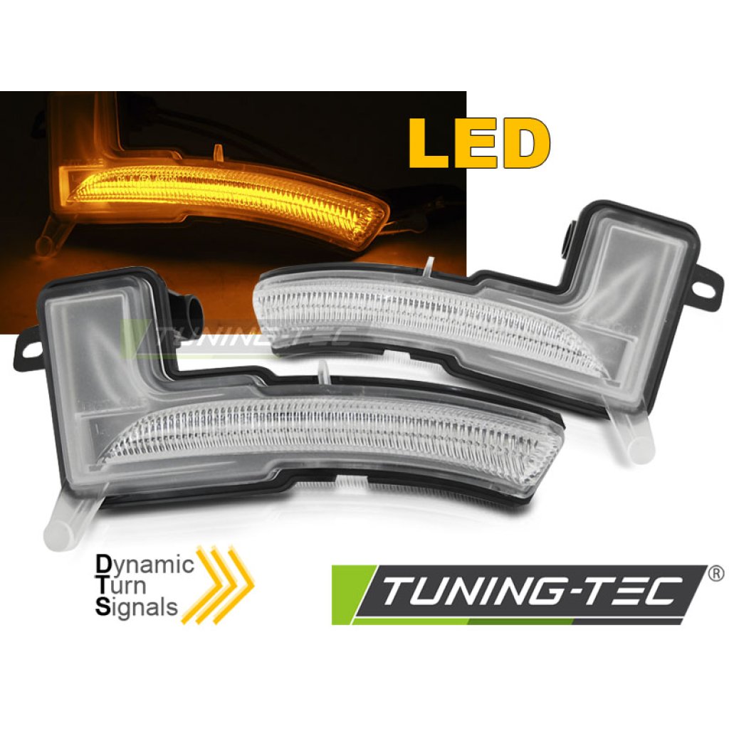 Blinkry boční LED do zrcátek, dynamické RENAULT CLIO IV 16-19 bílé