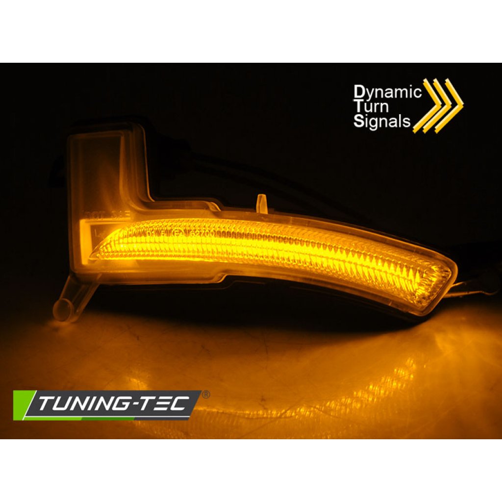 Blinkry boční LED do zrcátek, dynamické RENAULT CLIO IV 16-19 bílé