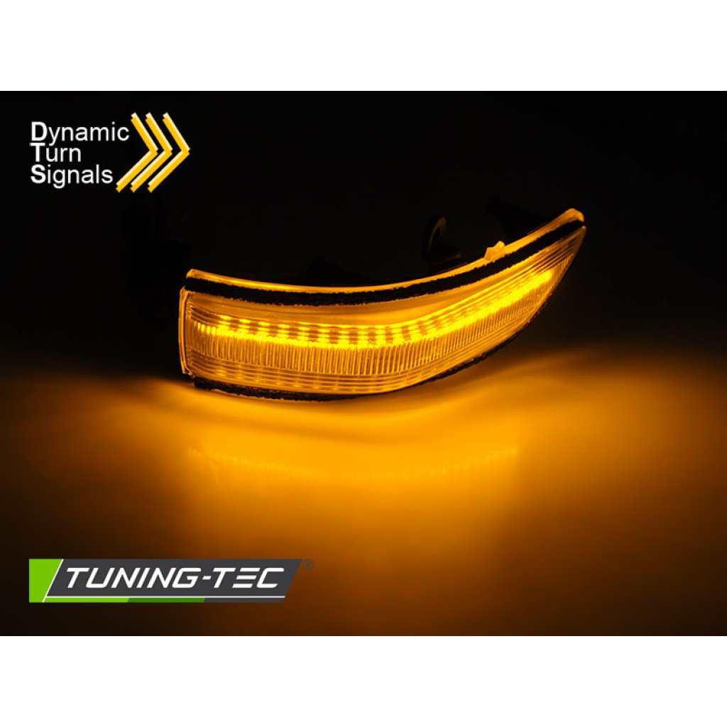 Blinkry boční LED do zrcátek, dynamické Subaru Forester / Outback / Legacy / Tribeca bílé