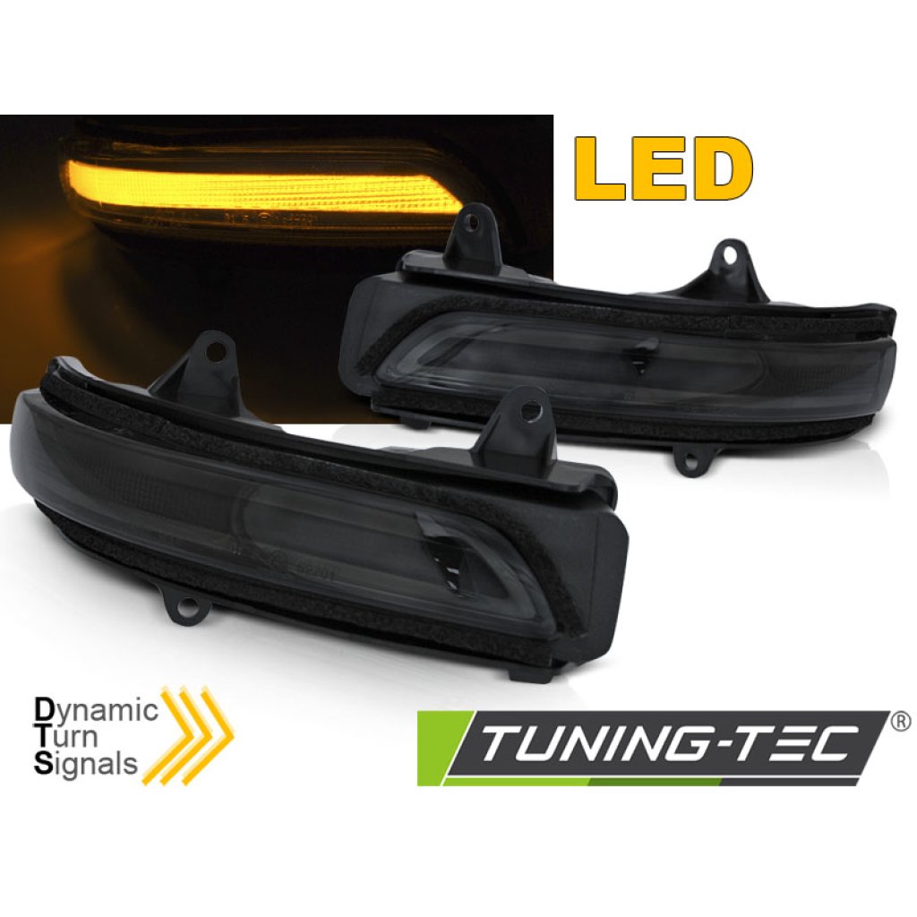 Blinkry boční LED do zrcátek, dynamické TOYOTA LAND CRUISER 150 09- kouřové