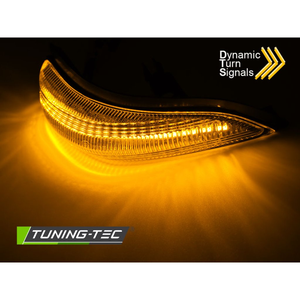 Blinkry boční LED do zrcátek, dynamické TOYOTA YARIS III 11-19 bílé