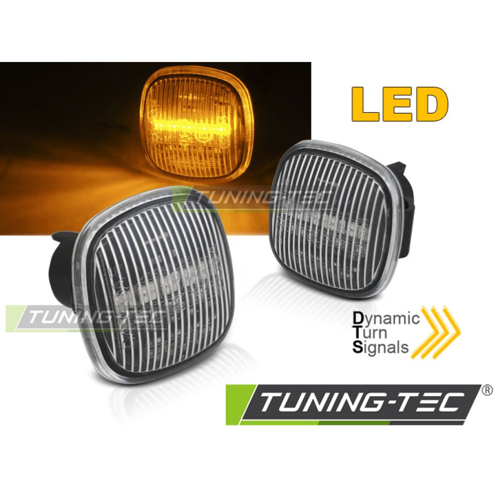 Blinkry boční LED dynamické AUDI A3 / A4 bílé