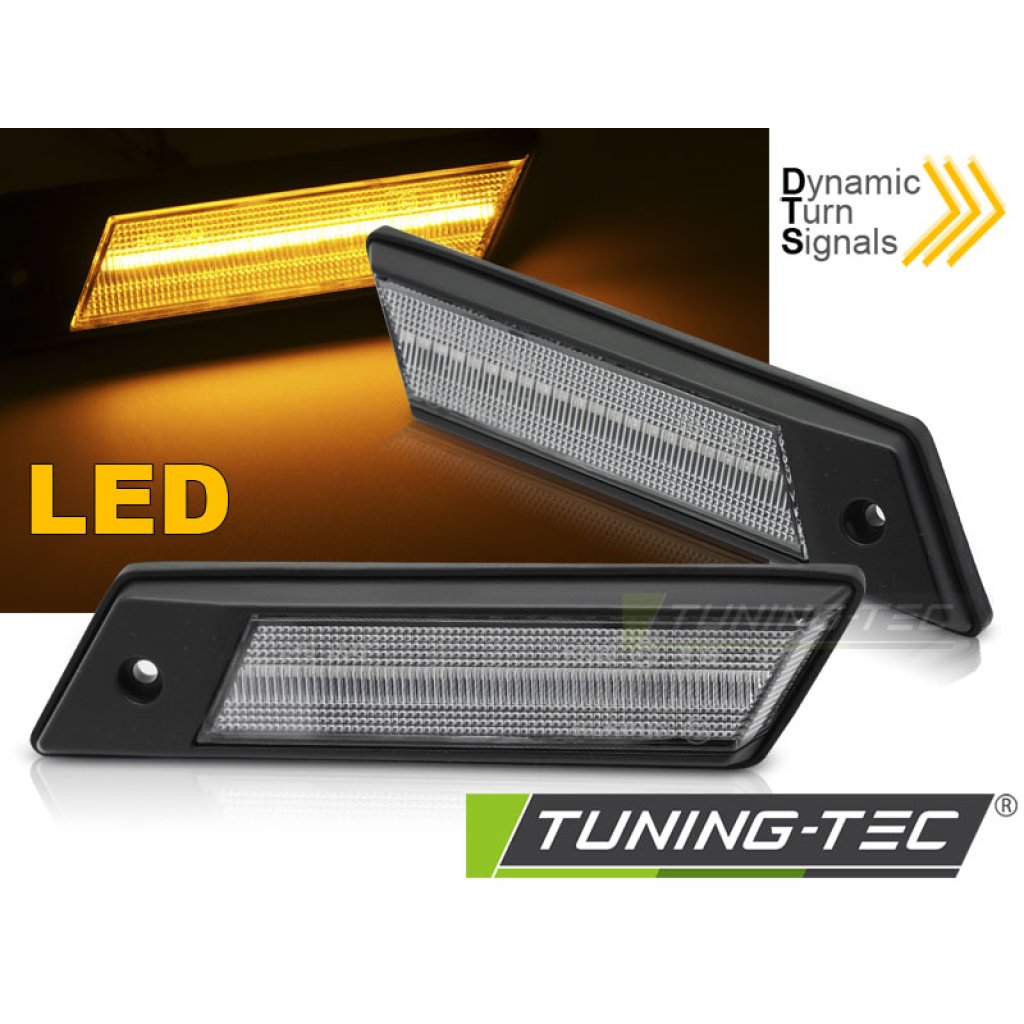 Blinkry boční LED, dynamické BMW E30/E28/E24/E23 bílé