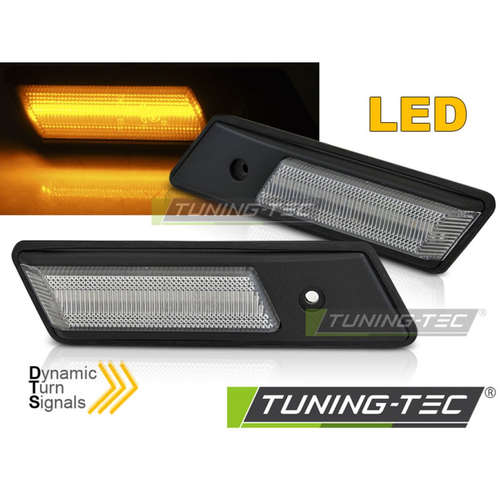 Blinkry boční LED dynamické BMW E34/E32/E36 bílé