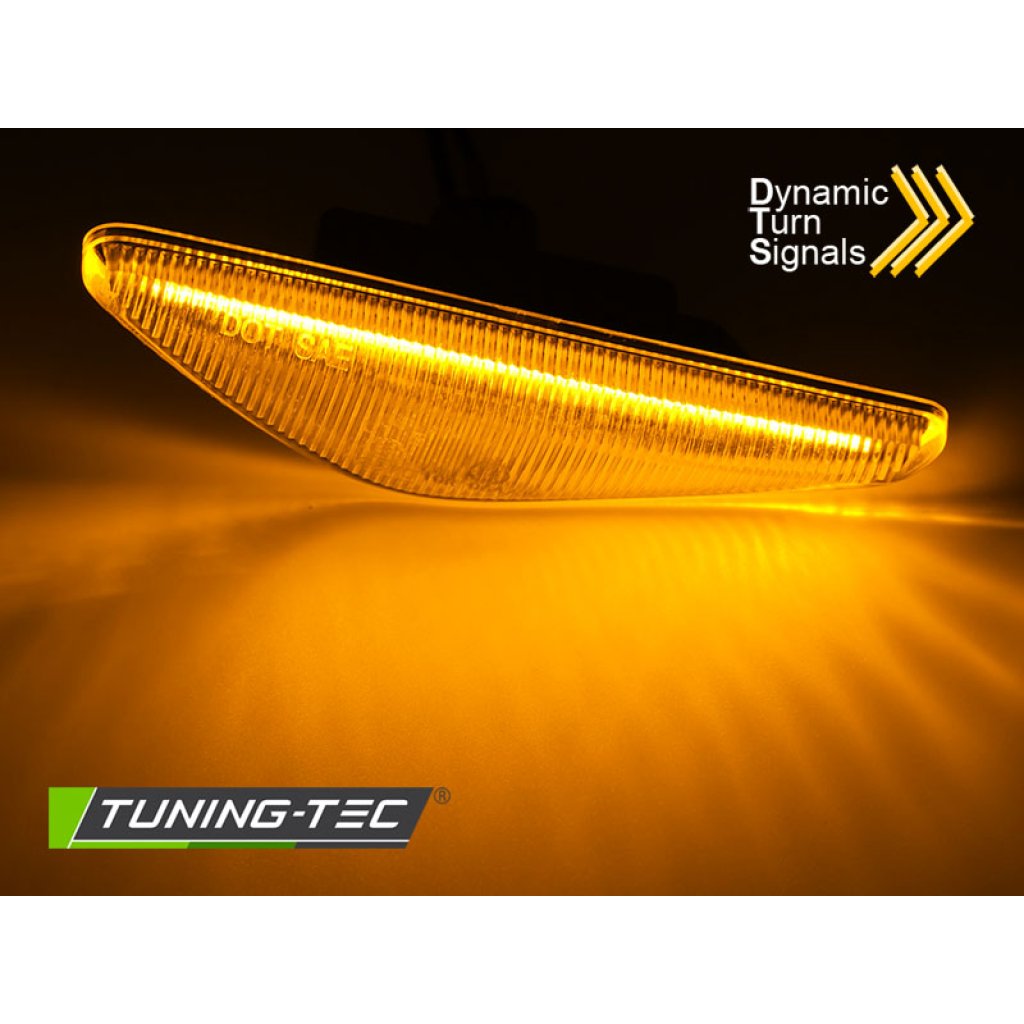 Blinkry boční LED, dynamické BMW E46 COUPE 03-06 bílé