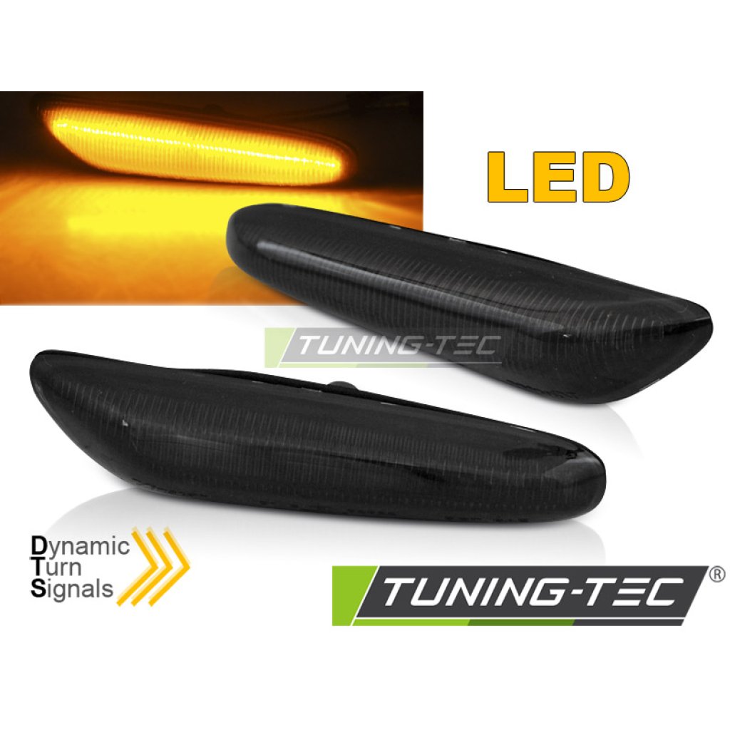 Blinkry boční LED dynamické BMW E46 / E60 / E87 / E84 / E90 kouřové