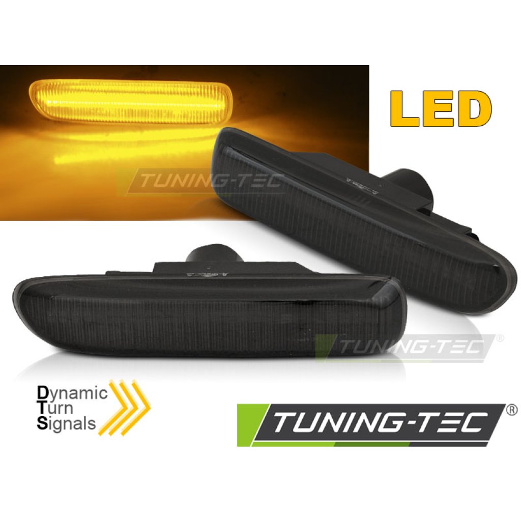 Blinkry boční LED dynamické BMW E46 kouřové