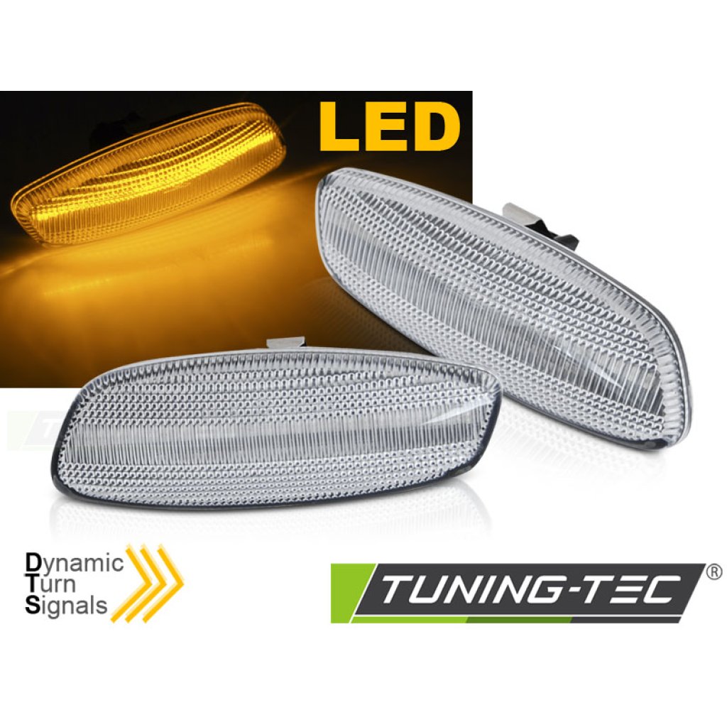 Blinkry boční LED, dynamické CITROEN C3 C4 C5 bílé