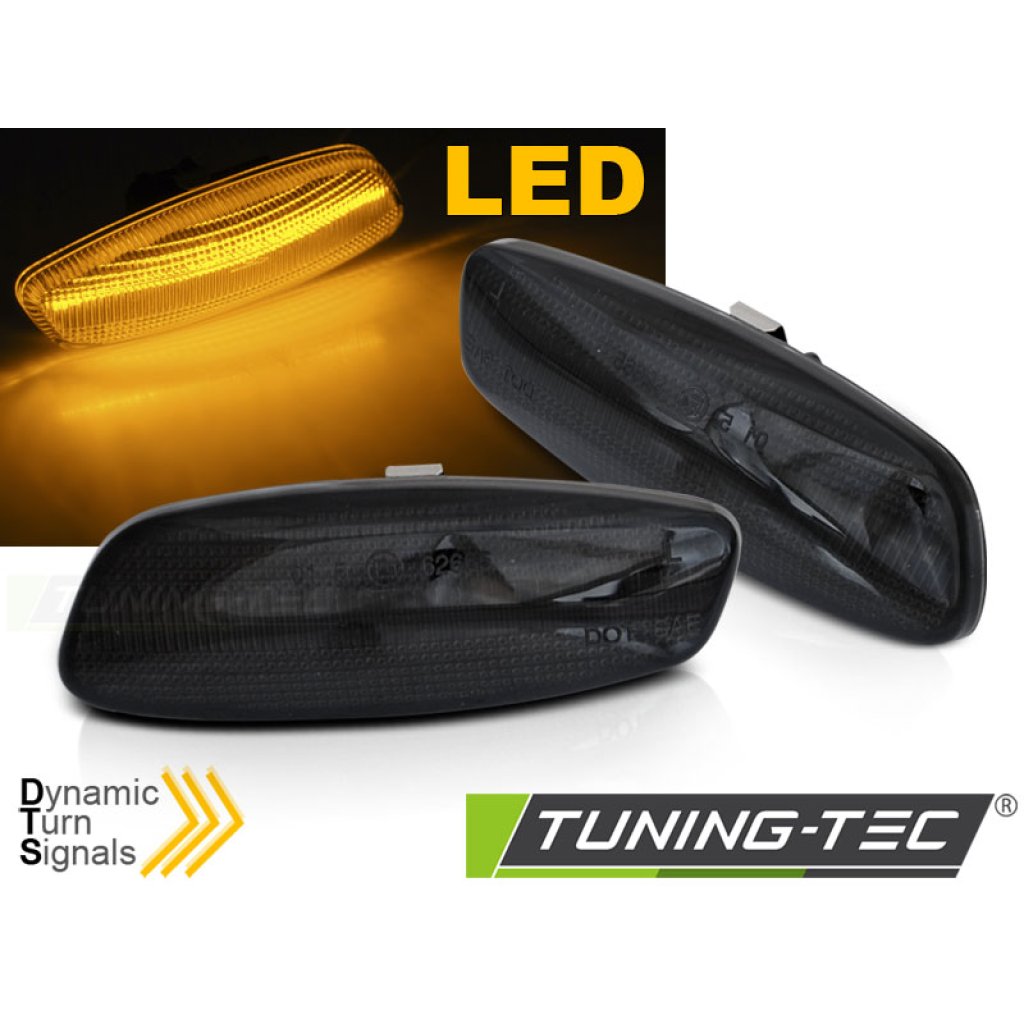 Blinkry boční LED, dynamické CITROEN C3 C4 C5 kouřové