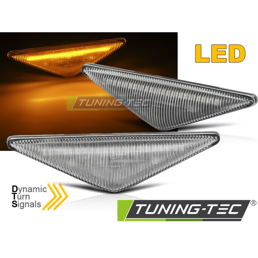Blinkry boční LED dynamické Ford Focus MK1 / Mondeo MK3 bílé