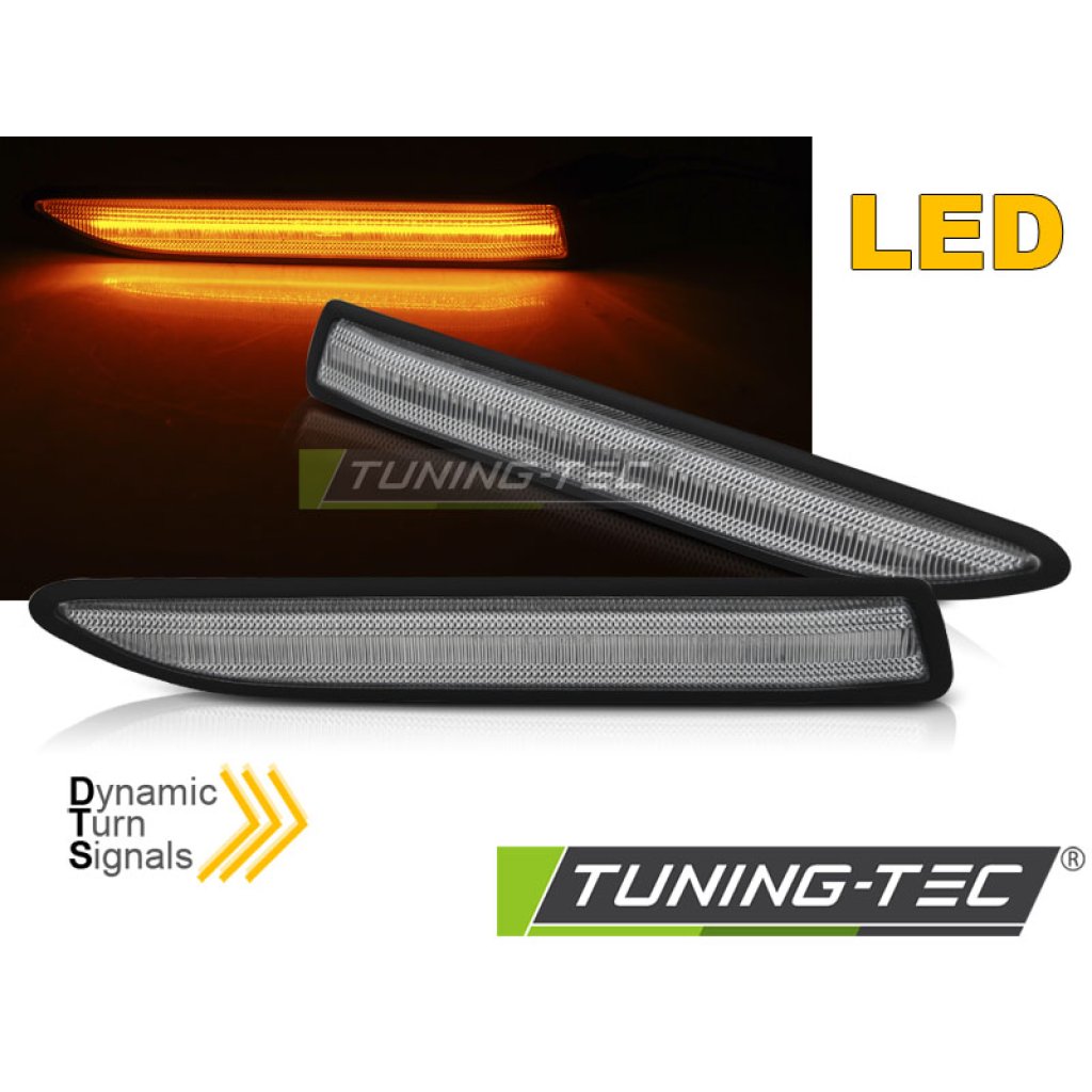 Blinkry boční LED dynamické Ford Mondeo MK4 07-14 bílé