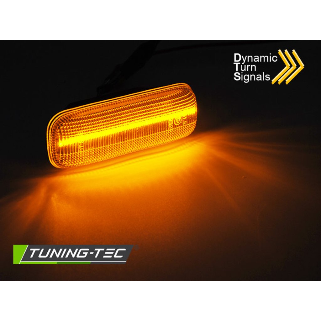 Blinkry boční LED dynamické Mercedes-Benz ML W163 98-05 bílé