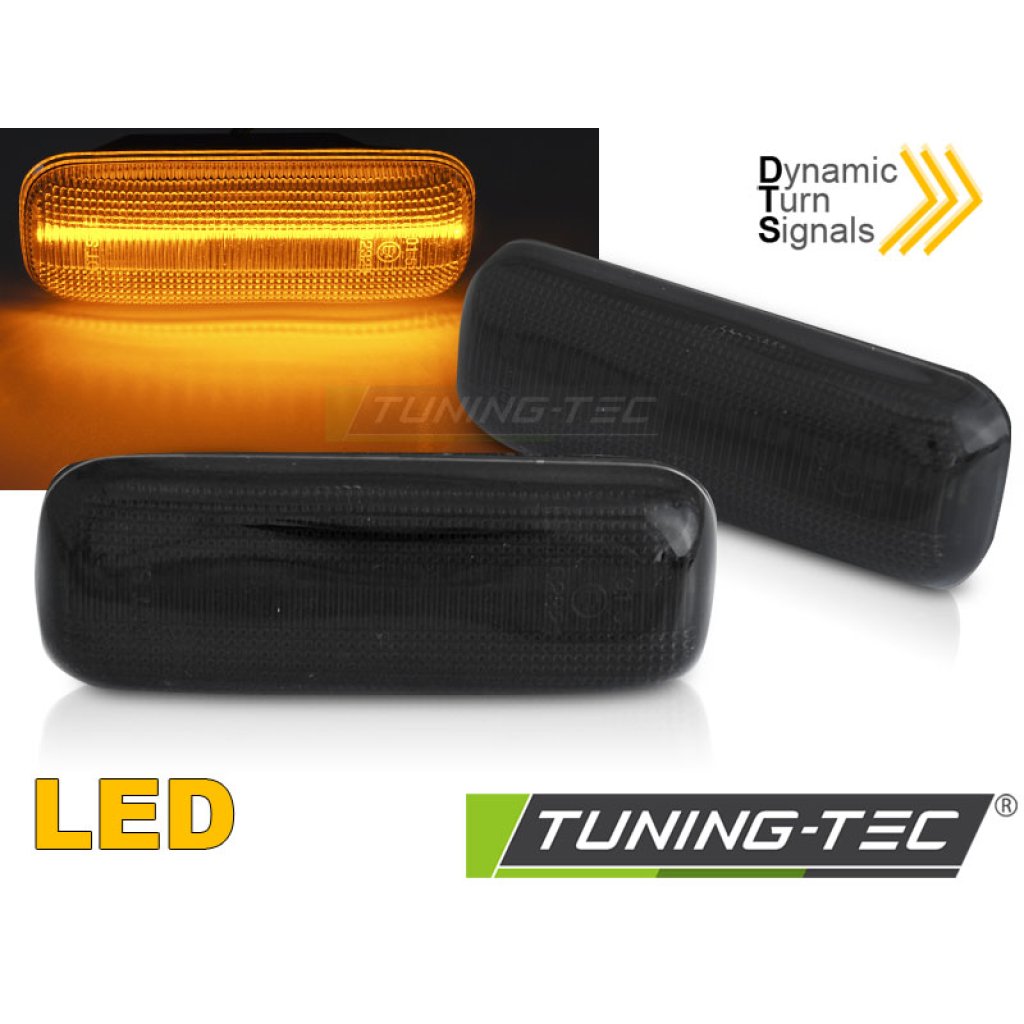Blinkry boční LED dynamické Mercedes-Benz ML W163 98-05 kouřové