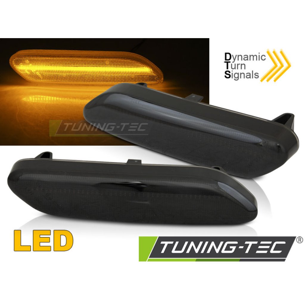 Blinkry boční LED dynamické MINI R60 / R61 10-16 kouřové