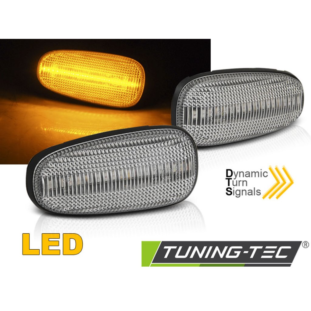 Blinkry boční LED dynamické OPEL ASTRA G / ZAFIRA A bílé