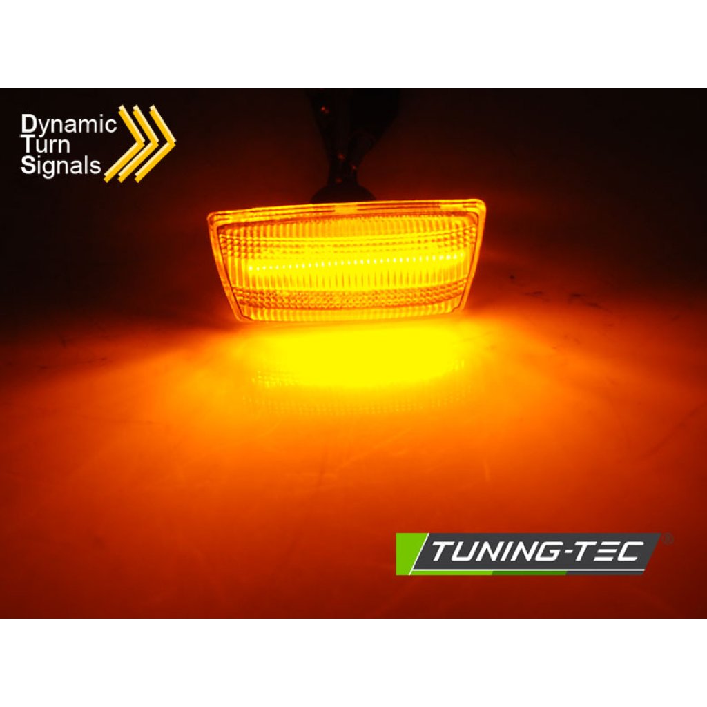 Blinkry boční LED dynamické - Opel ASTRA H/ CORSA D/ INSIGNIA/ ZAFIRA bílé