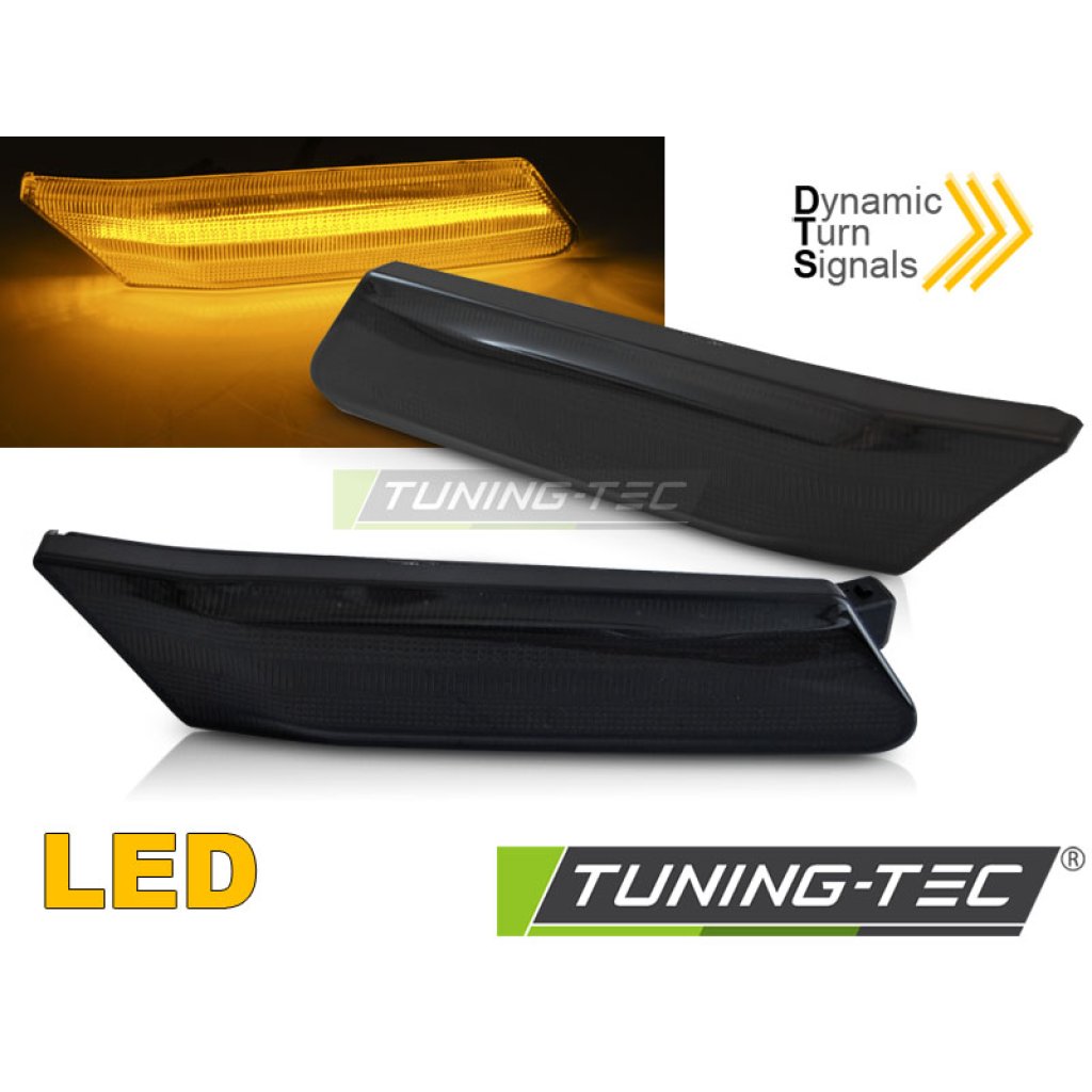 Blinkry boční LED dynamické Porsche 911 (997) / Boxter / Cayman (987) 04-09 kouřové