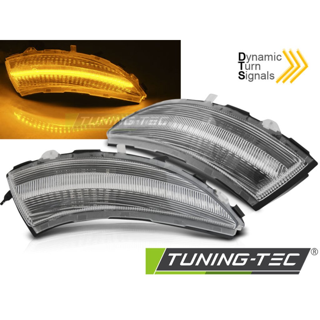 Blinkry boční LED dynamické Renault Clio IV 12-16 bílé