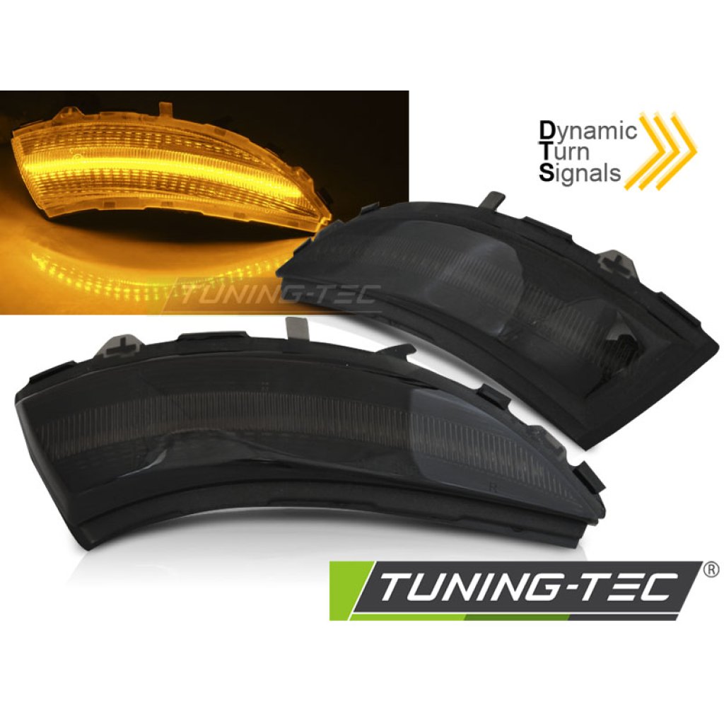 Blinkry boční LED dynamické Renault Clio IV 12-16 kouřové