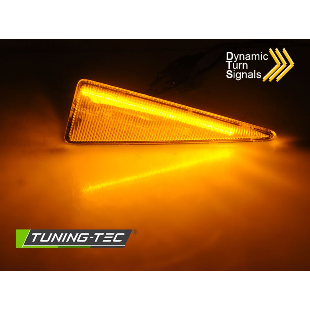 Blinkry boční LED dynamické Renault Megane II / Scenic bílé