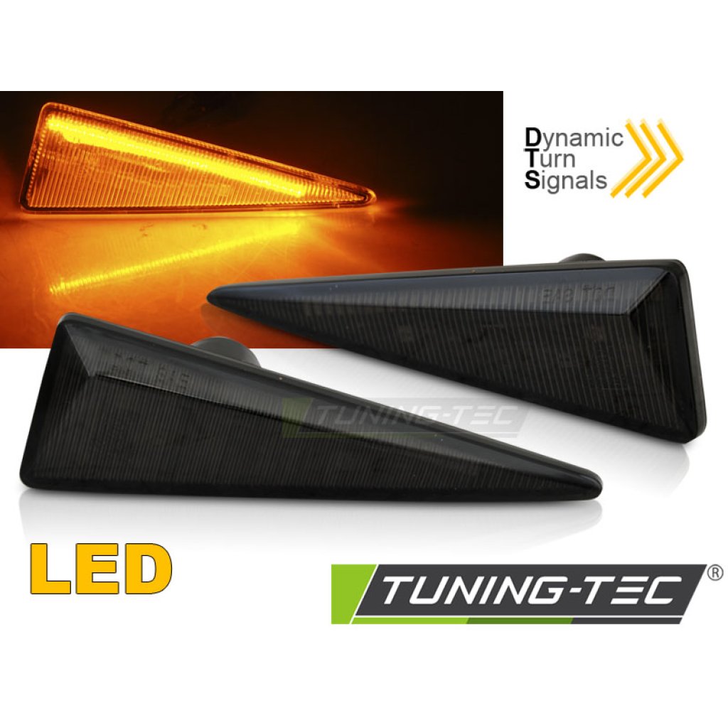 Blinkry boční LED dynamické Renault Megane II/Scenic kouřové