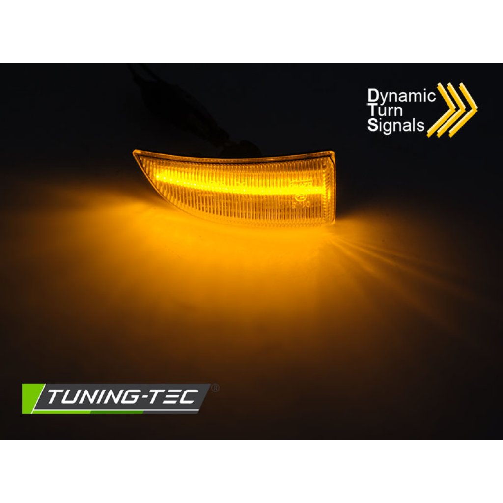 Blinkry boční LED, dynamické RENAULT SCENIC III / MEGANE III kouřové