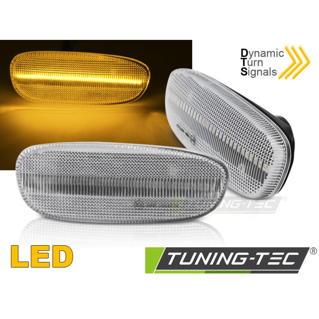 Blinkry boční LED, dynamické SUBARU Impreza 93-00 bílé