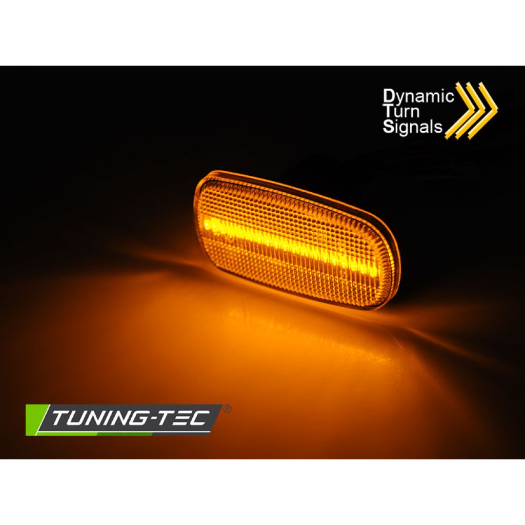 Blinkry boční LED, dynamické TOYOTA LAND CRUISER 120 03-09 bílé