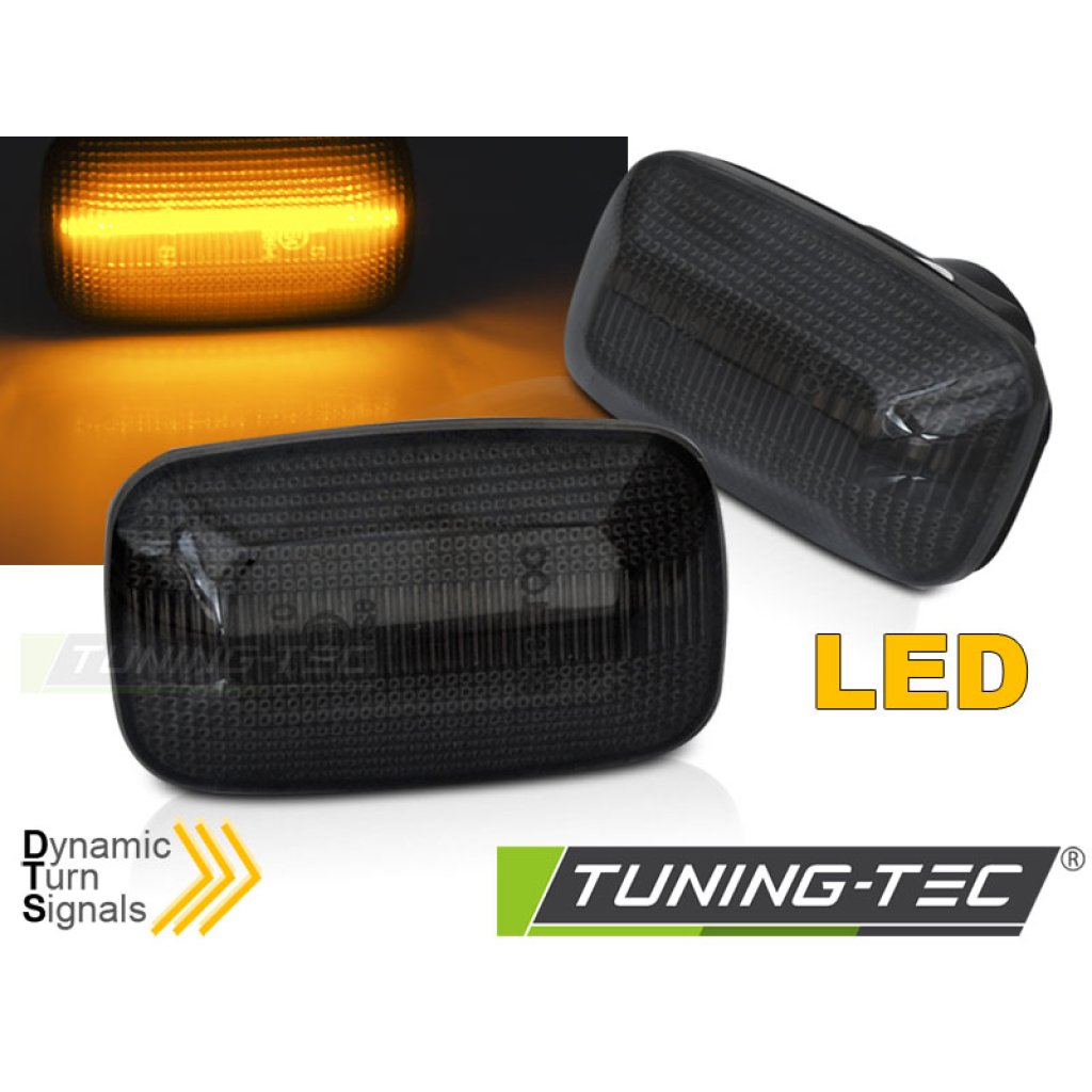 Blinkry boční LED, dynamické TOYOTA LAND CRUISER 70 80 90 100 kouřové