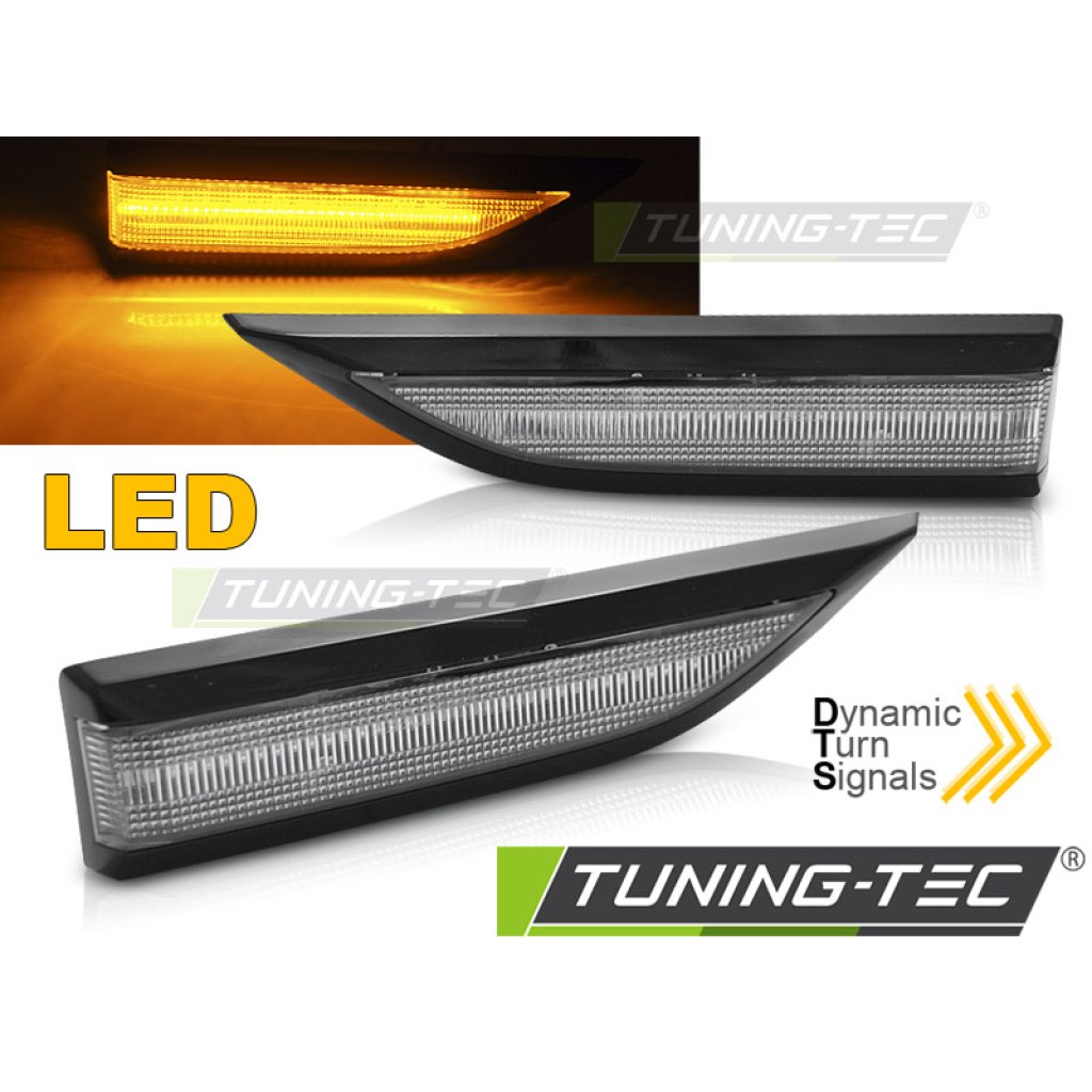 Blinkry boční LED dynamické - VW T6 15- černé/bílé
