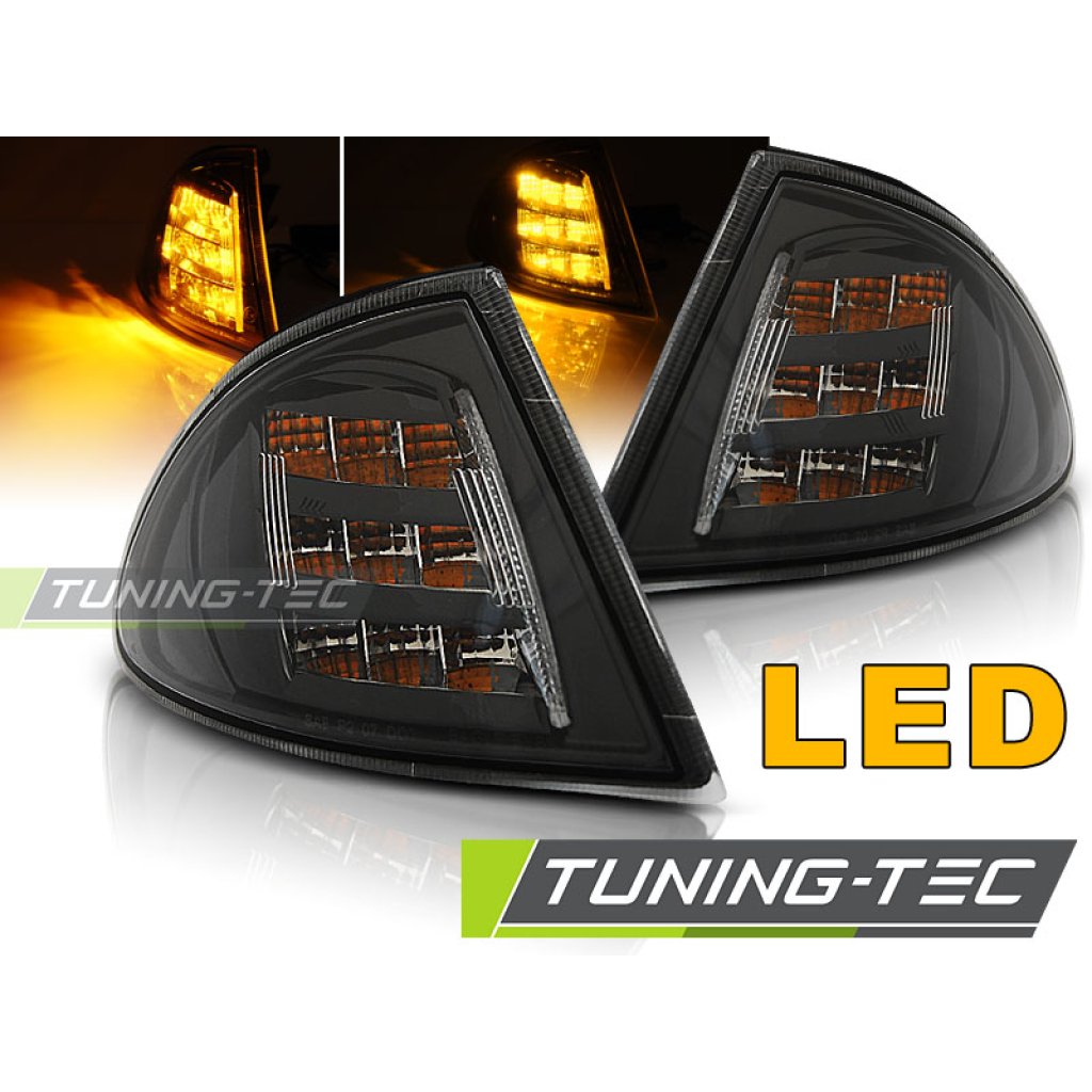 Blinkry přední LED BMW 3 E46 limo/Touring 98-01 černé
