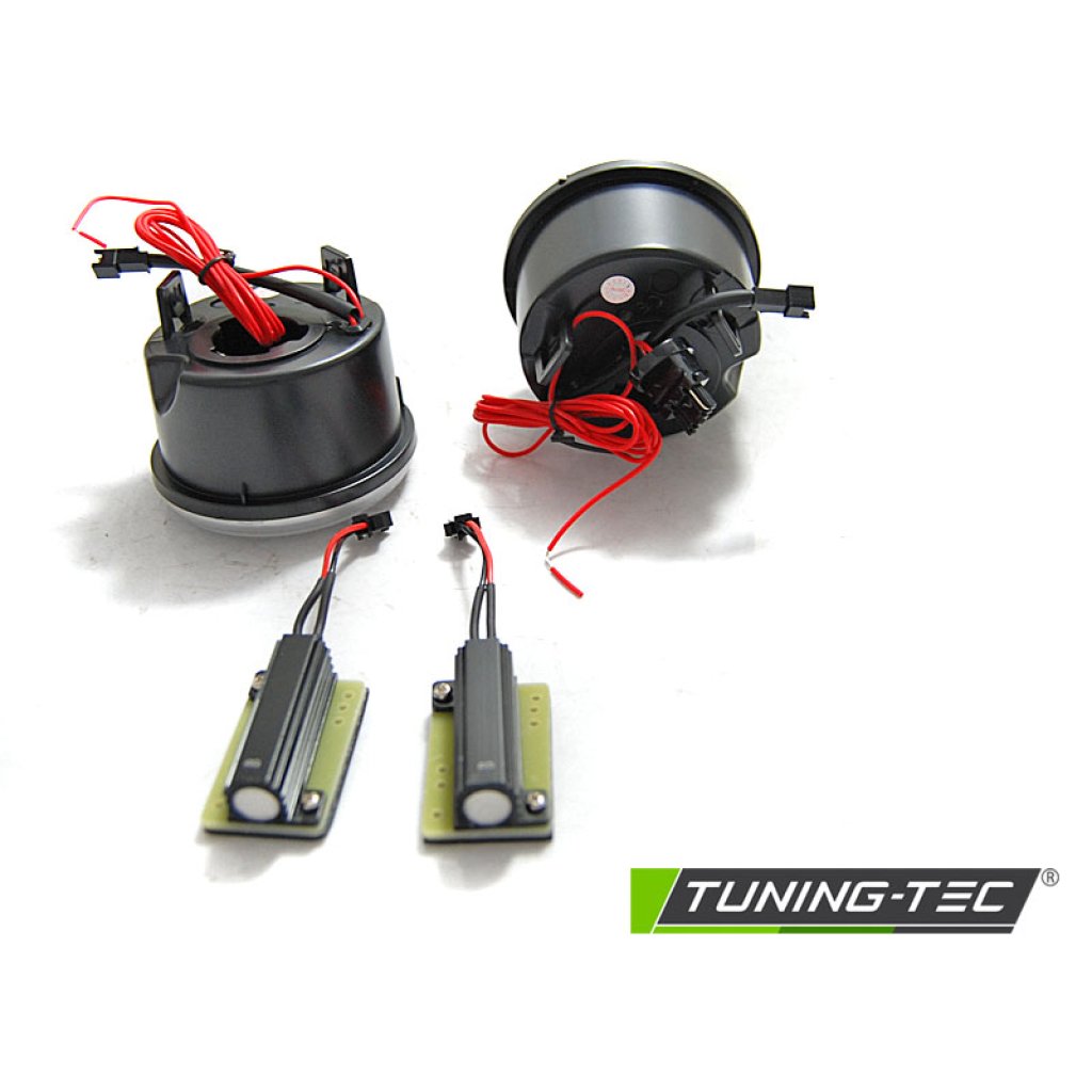 Blinkry přední s pozičním světlem LED - JEEP WRANGLER JK 07-18 kouřové