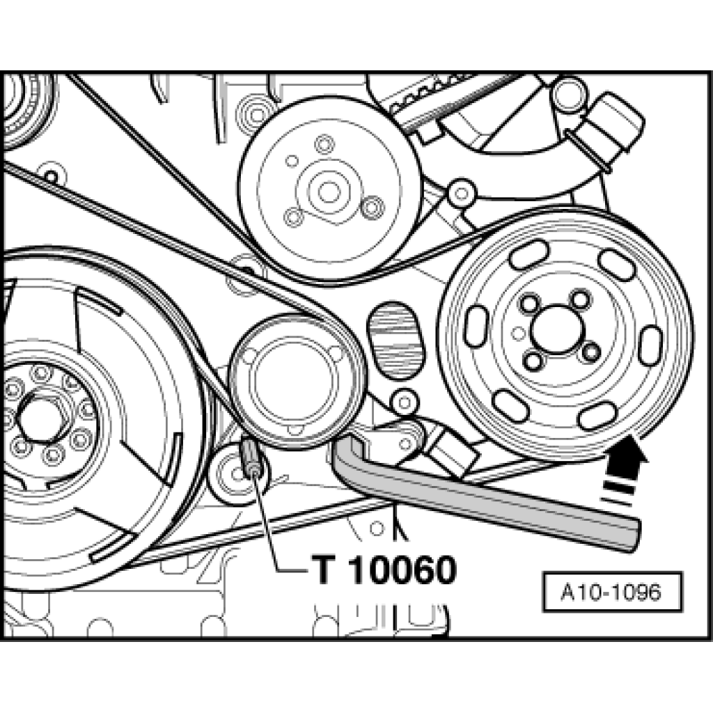 Blokovací kolíky pro napínání řemenů u Volkswagen/Audi TDI PD motorů - H2738