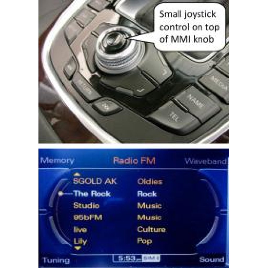Bluetooth A2DP/AUX modul pro Audi s MMI 3G/3G+
